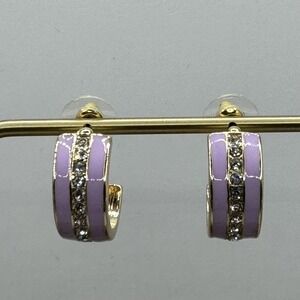 INC hoops - lovely lilac color- New on card